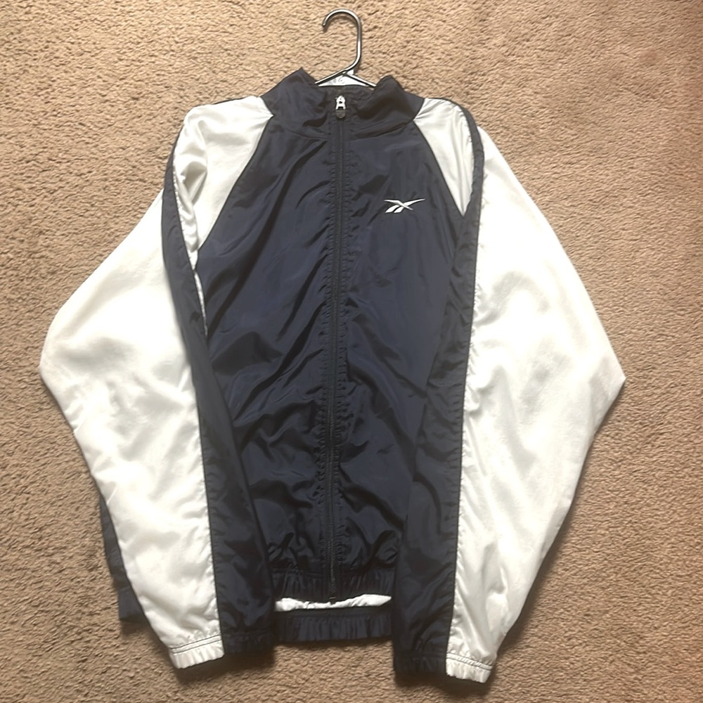 Vintage 90s Reebok Warmup Track Jacket Size Large